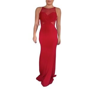Jovani Red Evening Gown